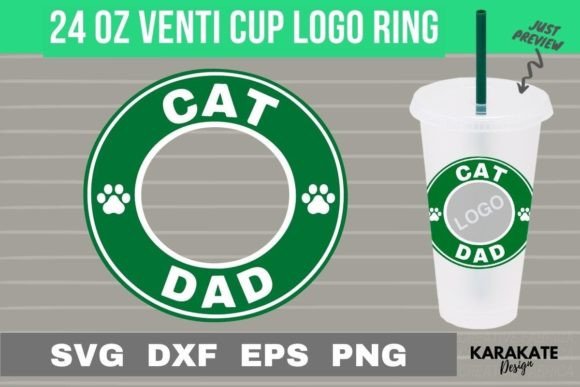 Cat Dad Logo Ring Embroidery Design Review