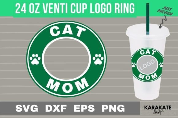 Cat Mom Logo Ring Embroidery Design Review