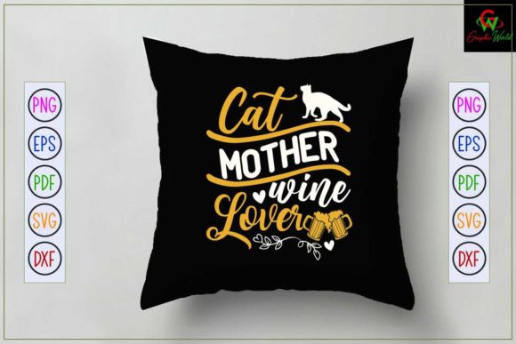 Cat Quotes Design Cat Mother Wine Lover Review