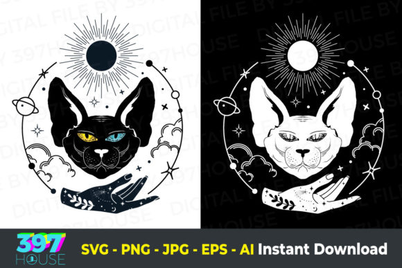 Celestial Sphynx Cat Embroidery Design Review