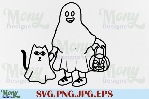 Cute Ghost with Cat Embroidery Design Review