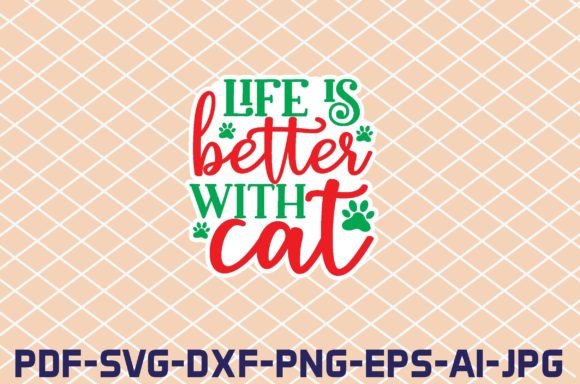 Life is Better with Cat Stickers Design Review