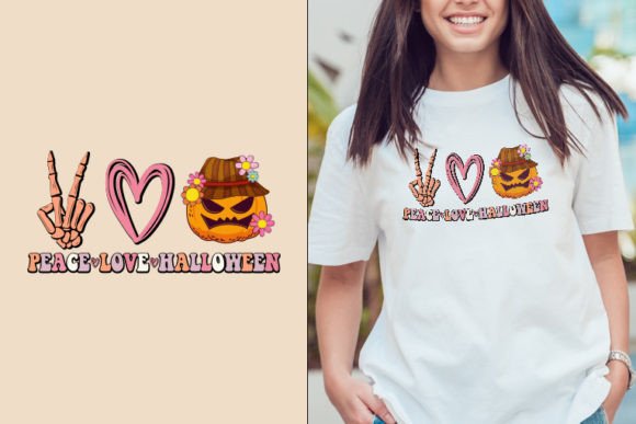 Peace Love Retro Halloween Svg Design Review