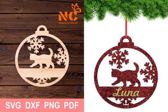 Personalized Cat Christmas Ornament Design Review