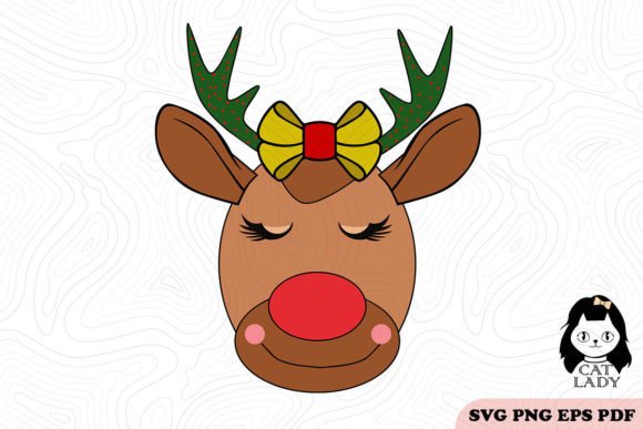 Reindeer Christmas SVG PNG Review for Embroidery Projects