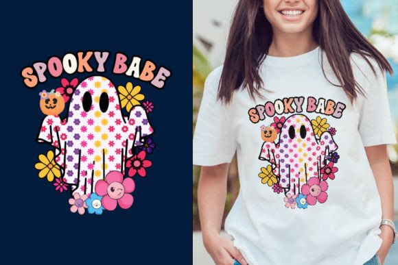 Spooky Babe Retro Halloween Svg Design Review
